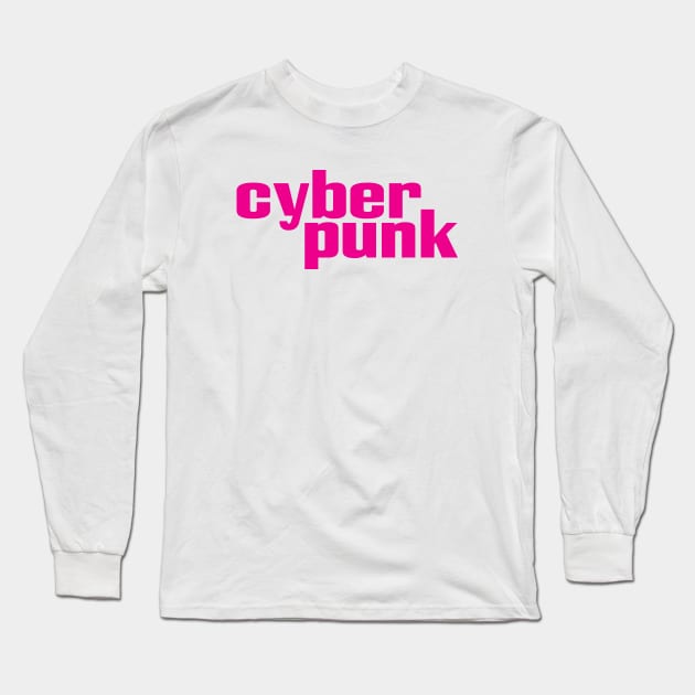 Cyberpunk Long Sleeve T-Shirt by ProjectX23 Orange